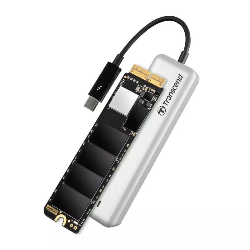 SSD Transcend JetDrive 855 de 960 GB NVMe PCIe para Mac, con carcasa Thunderbolt (TS960GJDM855)
