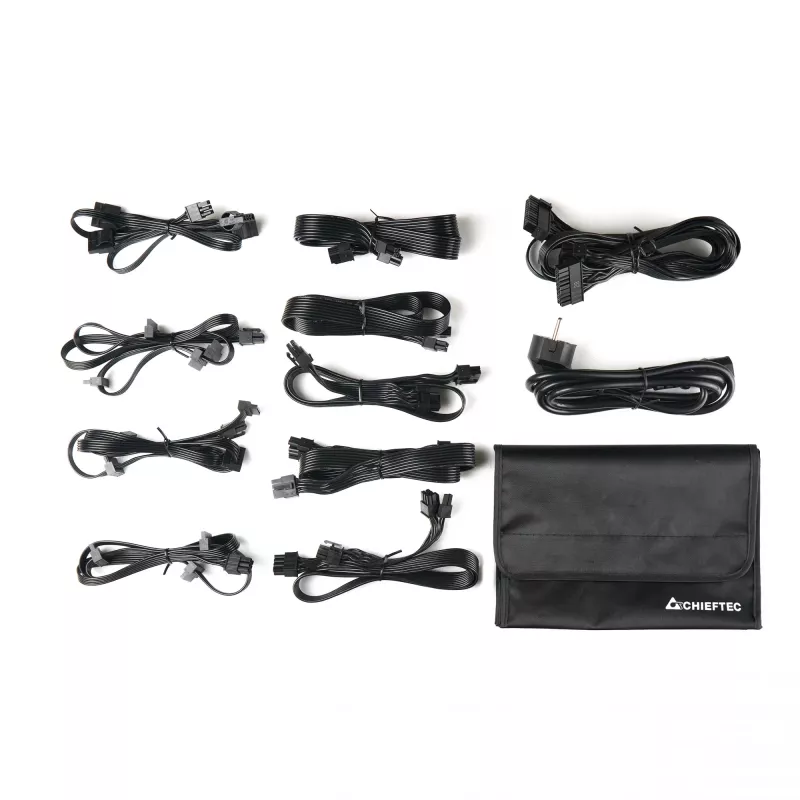 Fuente de alimentación para PC Chieftec Polaris PPS-850FC 850 W 20+4 pin ATX ATX Negro