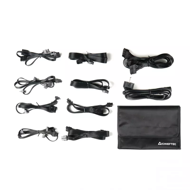 Fuente de alimentación para PC Chieftec Polaris PPS-850FC 850 W 20+4 pin ATX ATX Negro
