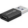 Unidad de DVD Sandberg USB-C/A, negra, bandeja, sobremesa/portátil, DVD Super Multi DL, USB Type-C, CD-R, CD-ROM, CD-RW, DVD+R DL, DVD-R, DVD-R DL, DVD-RAM, DVD-ROM, DVD-RW