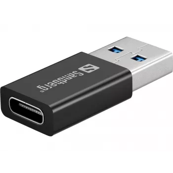 Unidad de DVD Sandberg USB-C/A, negra, bandeja, sobremesa/portátil, DVD Super Multi DL, USB Type-C, CD-R, CD-ROM, CD-RW, DVD+R DL, DVD-R, DVD-R DL, DVD-RAM, DVD-ROM, DVD-RW