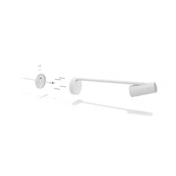 Cierre de seguridad Logitech Scribe blanco 13.5mm de ancho 5.72mm de alto