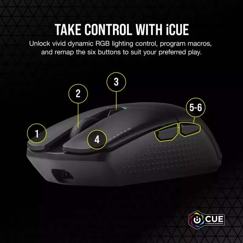 Ratón gaming Corsair KATAR ELITE Wireless