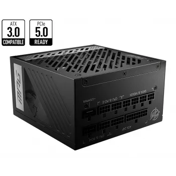 Fuente de alimentación MSI MPG A850G PCIE5 850 W 24-Pin-ATX ATX negra
