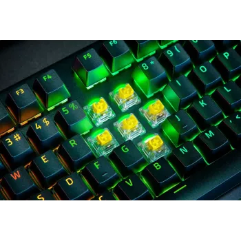 Teclado Razer BlackWidow V4 Pro gaming USB QWERTY US International negro mecánico RGB LED