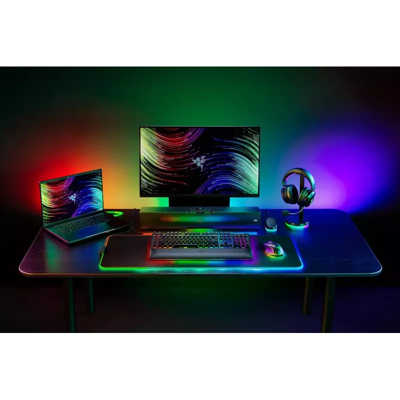 Teclado Razer BlackWidow V4 Pro gaming USB QWERTY US International negro mecánico RGB LED
