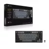 Teclado gaming mecánico Corsair K65 PLUS WIRELESS RGB Wireless USB negro