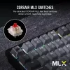 Teclado gaming mecánico Corsair K65 PLUS WIRELESS RGB Wireless USB negro