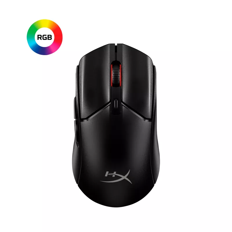 HyperX Pulsefire Haste 2 Core Wls – ratón gaming (negro/negro)