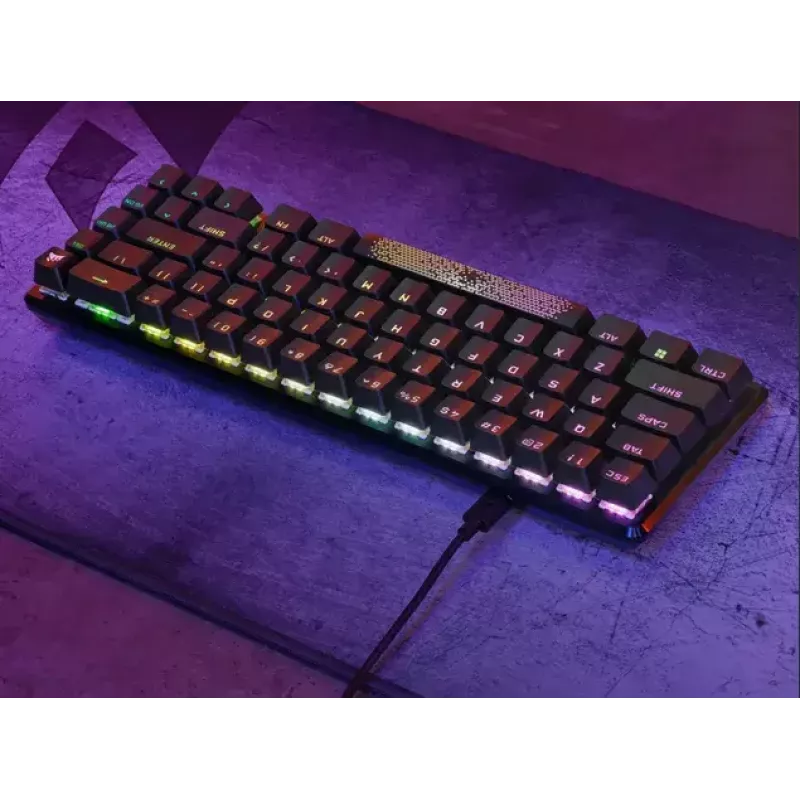 Corsair K65 PRO MINI Teclado Gaming USB QWERTY Inglés Negro 65% RGB