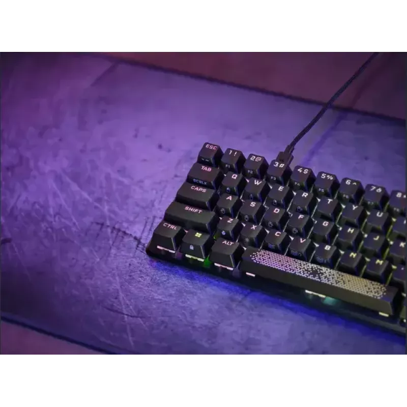 Corsair K65 PRO MINI Teclado Gaming USB QWERTY Inglés Negro 65% RGB
