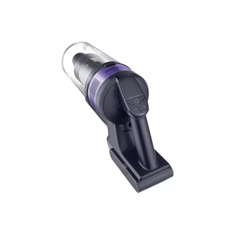 Samsung VS15A6031R4/GE Aspirador escoba/Eléctrico Batería En seco Ciclónico Sin bolsa 0,8 l 410 W Negro, Morado