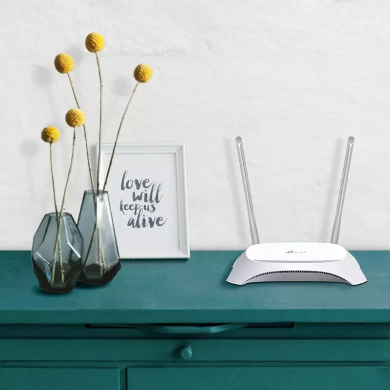 TP-Link TL-MR3420 Router WLAN Fast Ethernet Banda única (2,4 GHz) Negro, Blanco