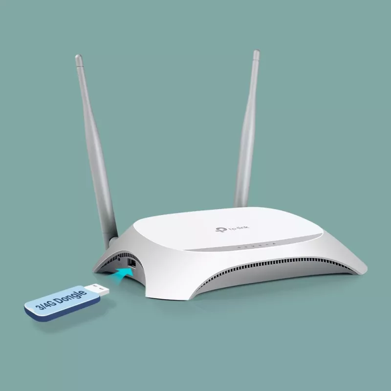 TP-Link TL-MR3420 Router WLAN Fast Ethernet Banda única (2,4 GHz) Negro, Blanco
