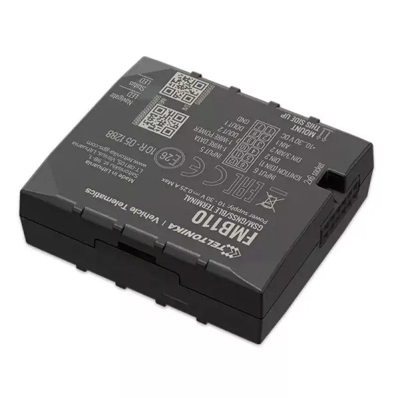 Rastreador GPS Teltonika FMB110 Coche Negro resistente al polvo 0,128 GB