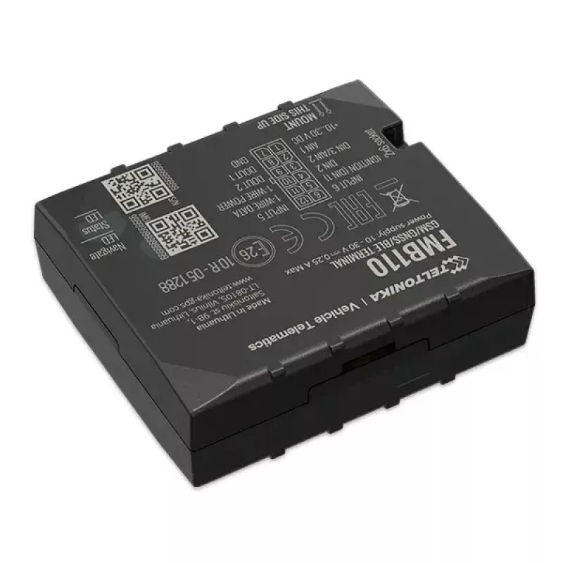 Rastreador GPS Teltonika FMB110 Coche Negro resistente al polvo 0,128 GB