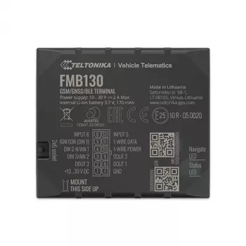 Rastreador GPS Teltonika FMB130 Coche Negro