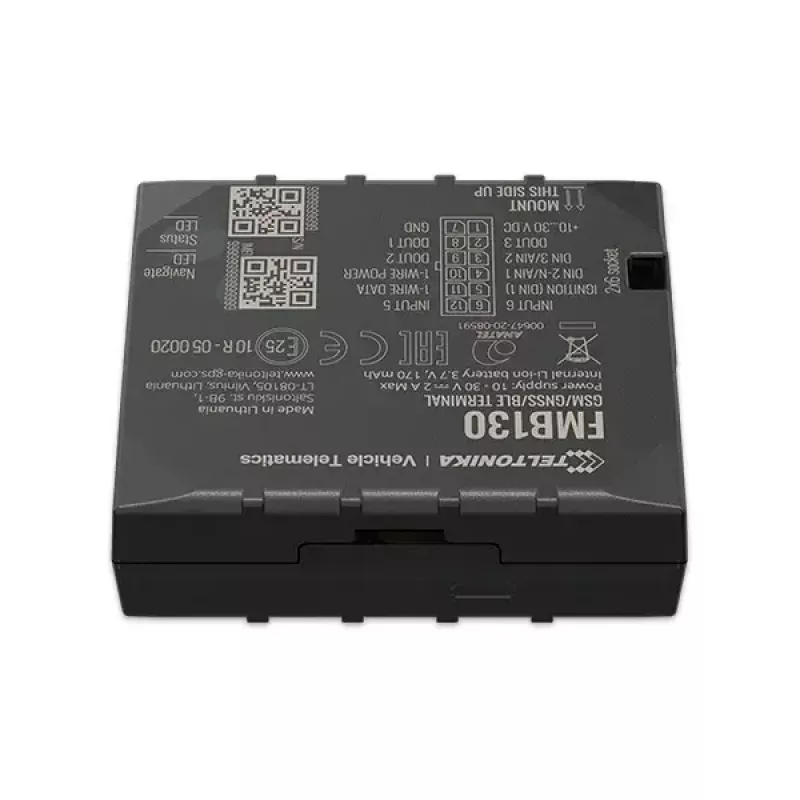 Rastreador GPS Teltonika FMB130 Coche Negro