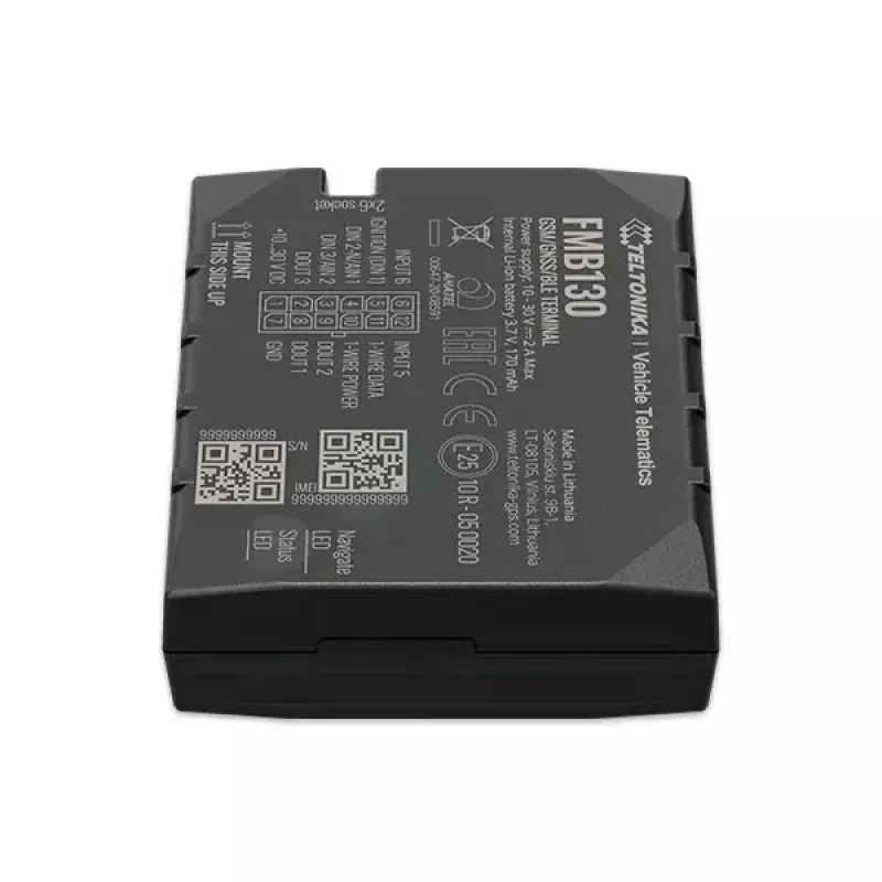 Rastreador GPS Teltonika FMB130 Coche Negro