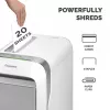 Fellowes serie LX destructora de documentos LX221 20 hojas destructora de microcorte con contenedor extraíble de 30 litros máxima seguridad P5 blanca