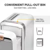 Fellowes serie LX destructora de documentos LX221 20 hojas destructora de microcorte con contenedor extraíble de 30 litros máxima seguridad P5 blanca