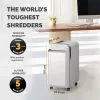 Fellowes serie LX destructora de documentos LX221 20 hojas destructora de microcorte con contenedor extraíble de 30 litros máxima seguridad P5 blanca