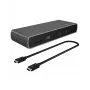 ICY BOX IB-DK8801-TB4 con cable Thunderbolt 4 antracita, negro