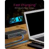ICY BOX IB-DK8801-TB4 con cable Thunderbolt 4 antracita, negro