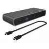 ICY BOX IB-DK8801-TB4 con cable Thunderbolt 4 antracita, negro
