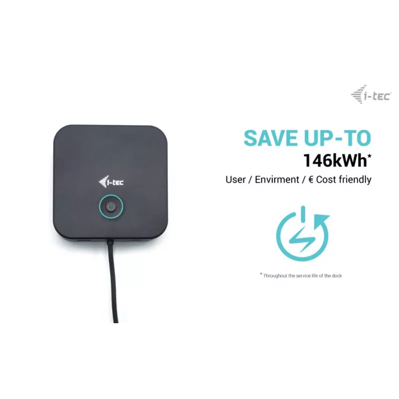 i-tec USB-C HDMI Dual DP docking station con Power Delivery 100 W