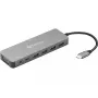 Sandberg USB-C 13 en 1 Travel Dock, USB Type-C, 100 W Power Delivery, Ethernet 1000 Mbit/s