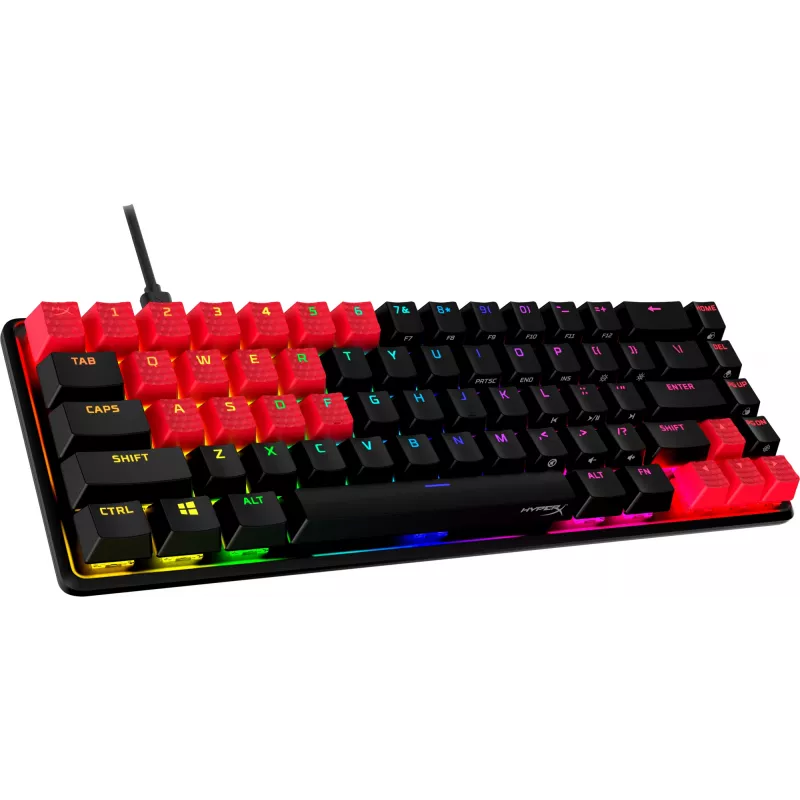 HyperX Rubber Keycaps - set de accesorios gaming - rojo (distribución US)