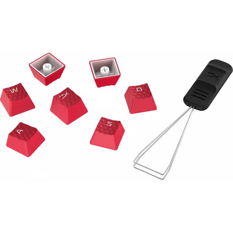 HyperX Rubber Keycaps - set de accesorios gaming - rojo (distribución US)
