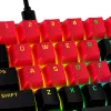 HyperX Rubber Keycaps - set de accesorios gaming - rojo (distribución US)