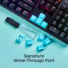HyperX Rubber Keycaps - set de accesorios gaming - rojo (distribución US)