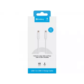 Cable de carga USB-C Sandberg 136-17 2M 65W