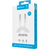 Cable Sandberg USB-C>C USB 3.1 G2 100W 2M blanco