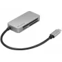 Sandberg USB-C Multi Card Reader Pro, CF, MMC, MicroSD (TransFlash), SD, SDHC, SDXC, xD, negro, USB 3.2 Gen 1 (3.1 Gen 1) Type-C, 1 ud., 82 mm, 23 mm