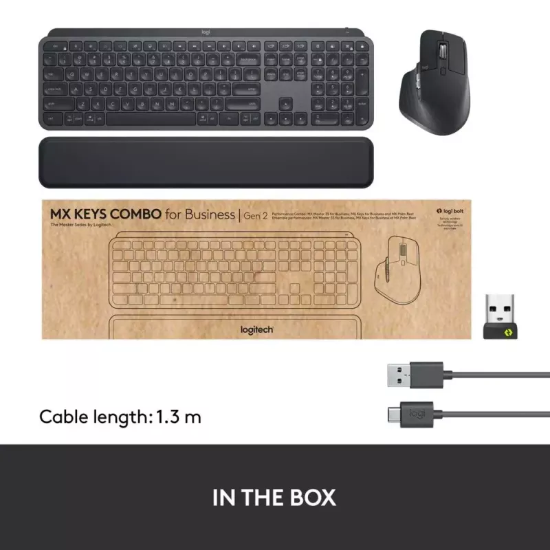 Combinación de teclado y ratón Logitech MX Keys Combo for Business Gen 2