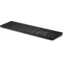 Teclado inalámbrico programable HP 455, Full-Size (100 %), inalámbrico, RF Wireless, membrana, negro