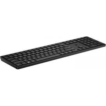 Teclado inalámbrico programable HP 455, Full-Size (100 %), inalámbrico, RF Wireless, membrana, negro