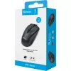 Ratón Sandberg USB-C, ambidiestro, óptico, USB Type-C, 1200 DPI, negro