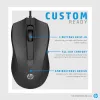 Ratón HP con cable 100, ambidiestro, óptico, USB Type-A, 1600 DPI, negro