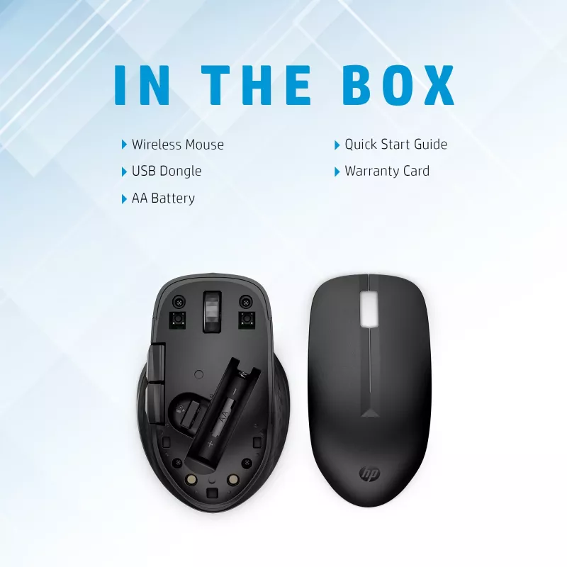 Ratón HP 435 Multi-Device Wireless RF Wireless + Bluetooth