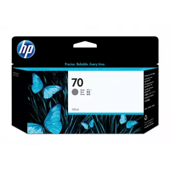 HP 70 C9450A cartucho de tinta, 130 ml, gris, tinta pigmentada Vivera, para DesignJet Z2100/Z3100/Z3200