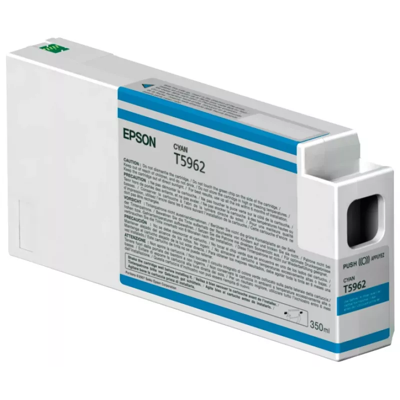 Epson pack individual cian T596200 UltraChrome HDR 350 ml, cian, 350 ml, 1 unidad