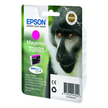 Epson Monkey single pack magenta T0893 tinta DURABrite Ultra
