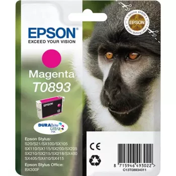 Epson Monkey single pack magenta T0893 tinta DURABrite Ultra