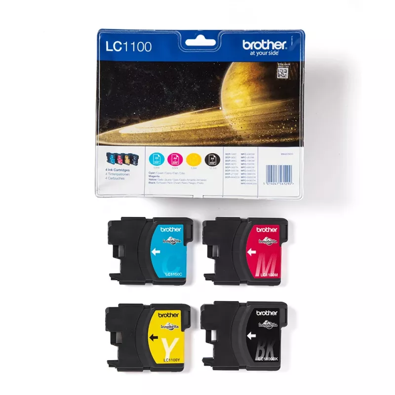 Brother LC1100VALBP tóner 4 uds. original negro, cian, magenta, amarillo