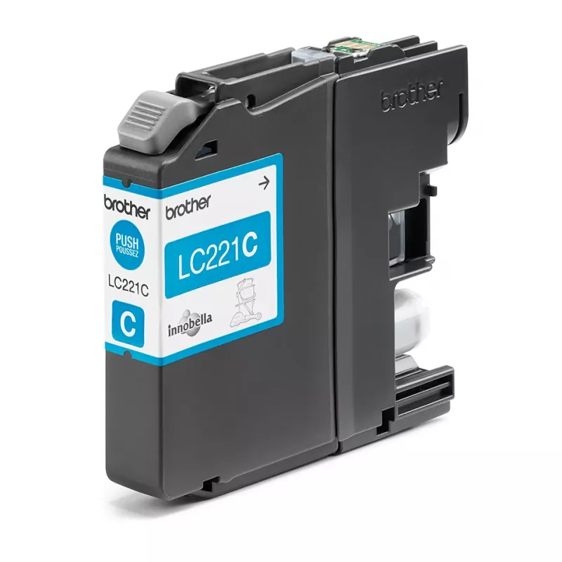 Cartucho Brother LC-221C tinta azul 260 páginas DCPJ562DW MFCJ480DW